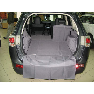 Чехол багажника Maxi для Mitsubishi Outlander, цвет серый (запаска в багажнике)